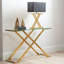 Almonza Luxury Table Lamp, Bedside Buffet Lamp with Metal Base and Linen Shade