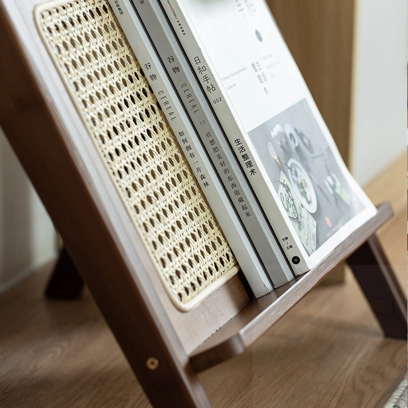 Table d'appoint en verre Rattan Design