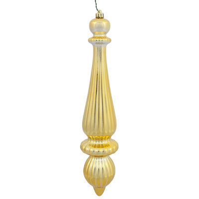 14" Finial Drop Christmas Ornament UV