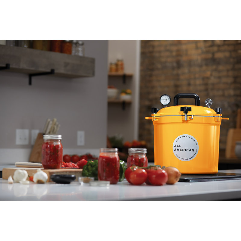 All American Silver 21.5 Quart Aluminum Pressure Cooker Canner