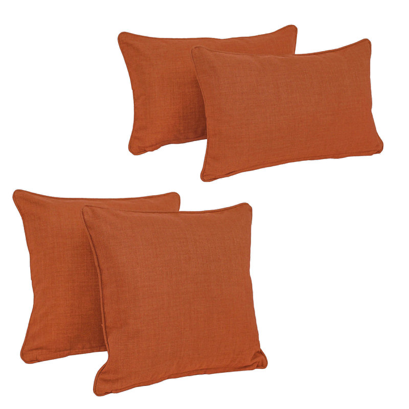  Outdoor Throw Pillow, Cinnamon
