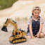 Hé! Jouez! Pelle télécommandée - jouet de tracteur avec griffe mobile et batterie rechargeable - véhicules de construction RC