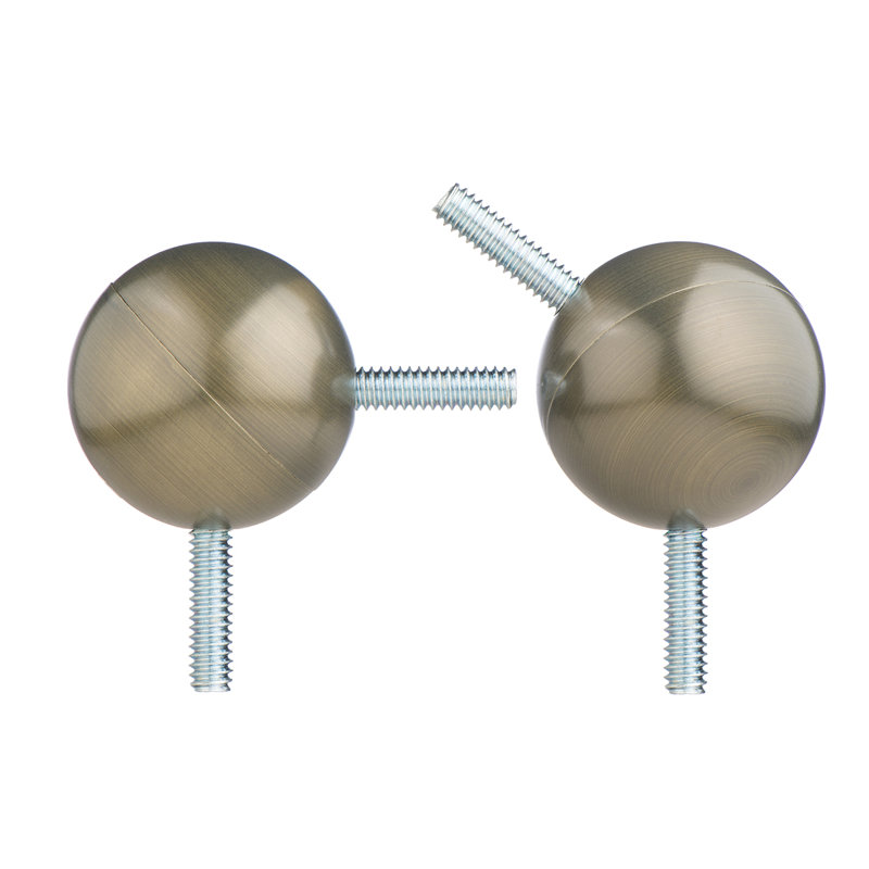  Connecteur de coin pour tringle à rideaux Bay Bay - pour tringles de 5/8 à 1-1 / 8 po - Blanc, Blanc