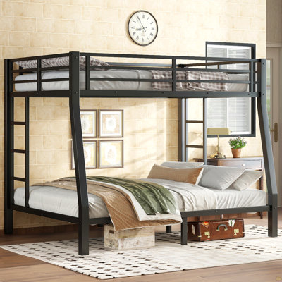 Metal Full Xl Over Queen Bunk Bed