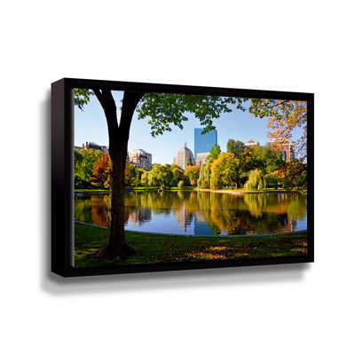 «Dejanna Boston Public Garden Skyline and Lagoon», reproduction sur toile