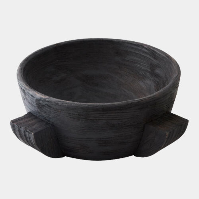 Carly Wood Decorative Bowl