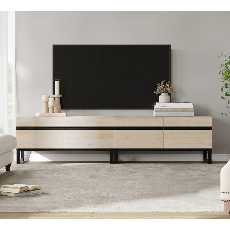 Crédence de rangement l 70,9 po Aadam, Beige