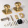 Privacy Door Lever with Rectangular Rosette Keyless Lock