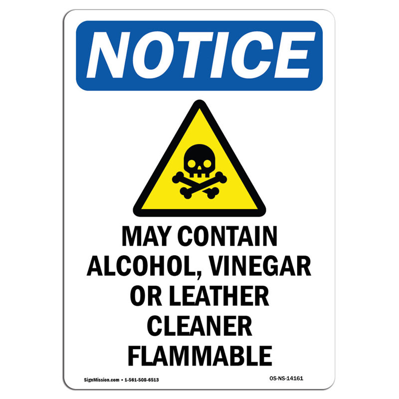 Peut contenir de l'alcool avec symbole