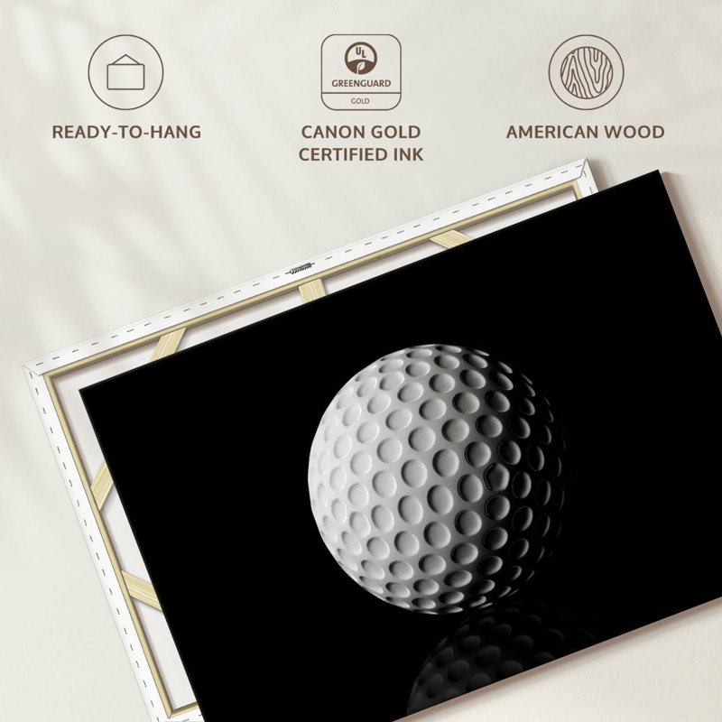Senne Golf Ball Reflection, 8" H x 12" W