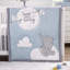 Ensemble de literie pour lit de bébé 3 pièces NoJo Disney Dumbo Sweet Little Storks, Stars, Clouds and Moon 