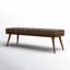 Banc en cuir véritable italien Luca-264243373