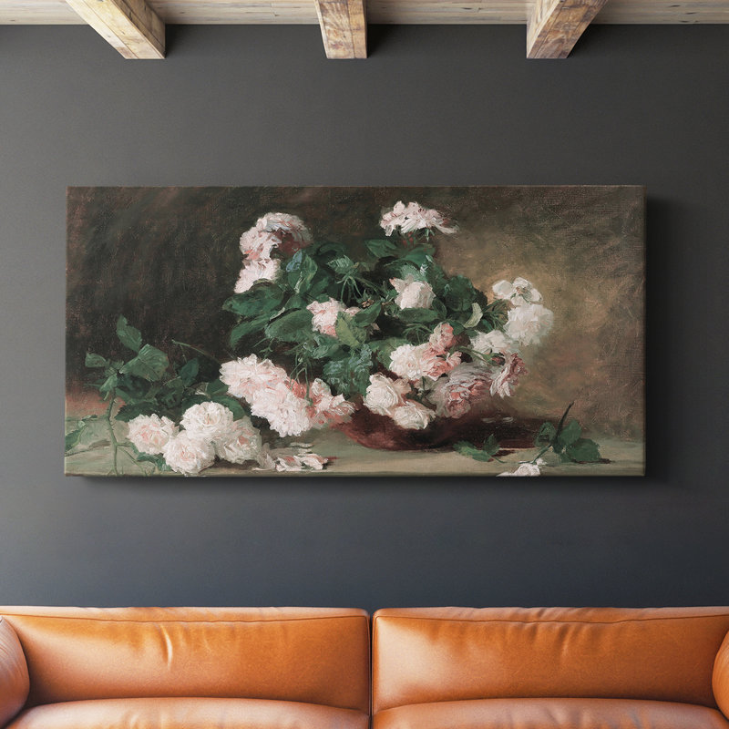 Botanical Series-CD- Toile tendue avec châssis - Prêt à accrocher, H 16 po x l 32 po