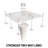 31.5" White Round Dining Table (Only Including Table)