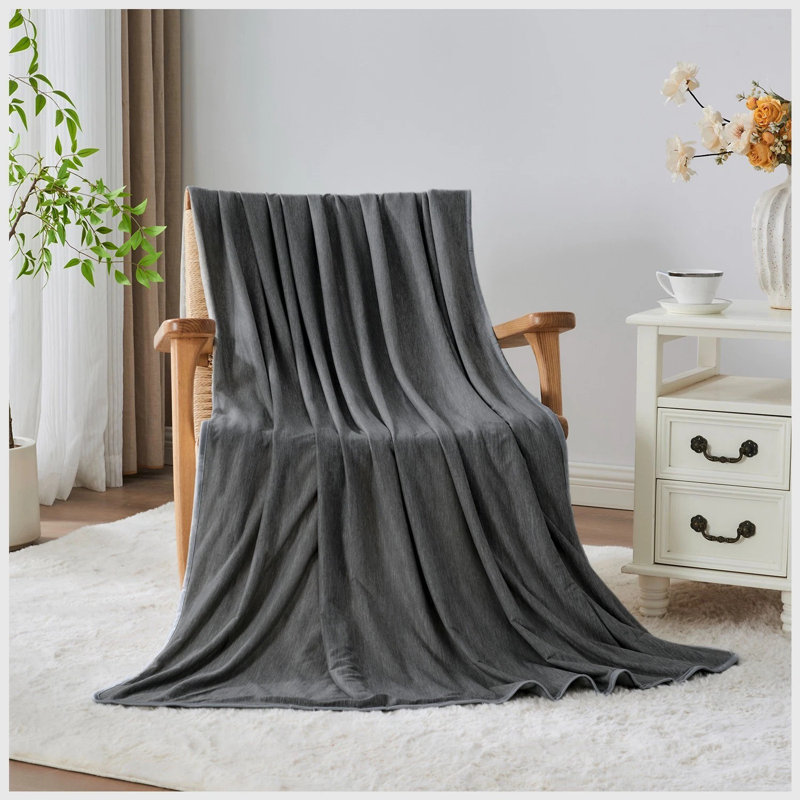 Standard Throw Blanket, Charcoal, 200cm x 150cm