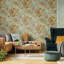 Julie Feels Home Collection Glitter/Shimmer Large Monstera Leaf Wallpaper Roll-873017075