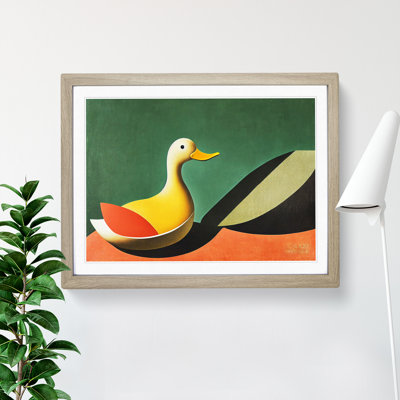 Abstract Duck - Framed Print