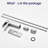 Bathroom Faucet - Brushed Nickel Waterfall Design Single Handle With Pop Up Overflow Drain Stylish Deck Plate &-121629357