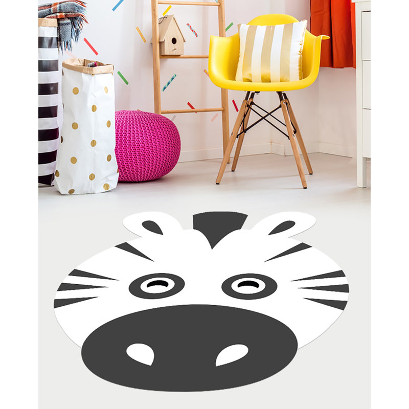 Vinyl Machine Printed Area Rug, Rectangle 147 x 160cm