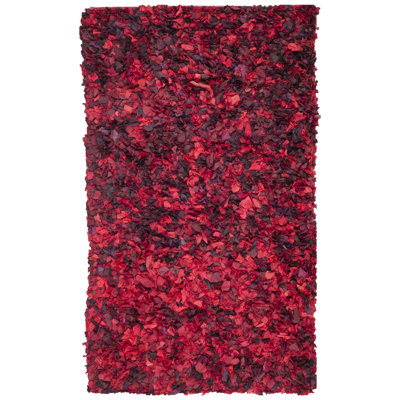 Rectangle Cotton Hand Woven Shaggy Area Rug