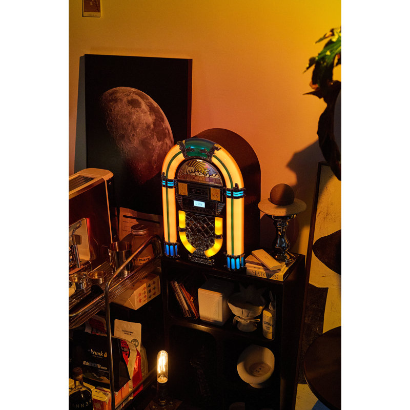 Arkrocket Tabletop Mini Jukebox CD Player