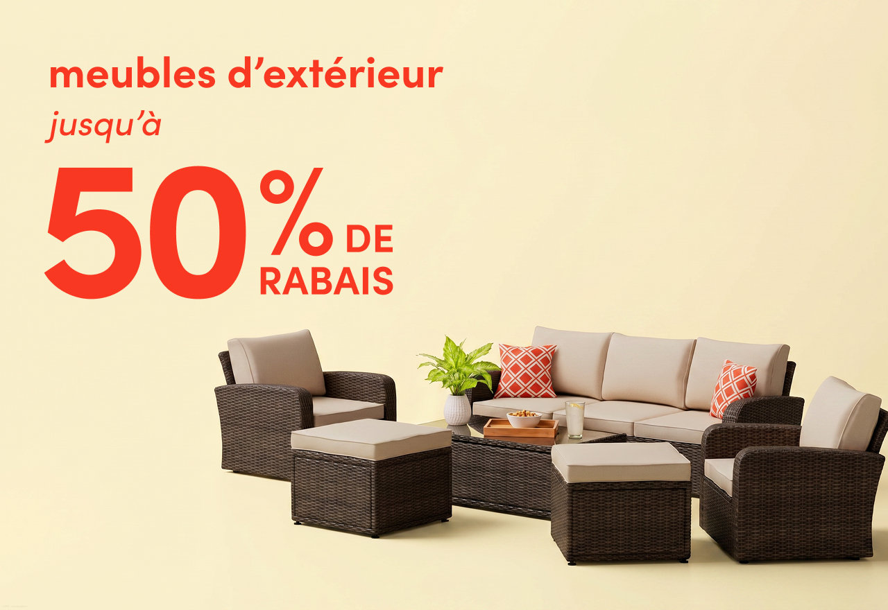 meubles d'extérieur en solde