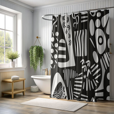 Rideau de douche standard 1 pièce
