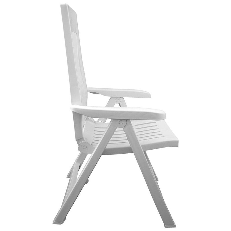 Plastic Patio Folding Chair Folding Chair Set, White