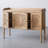 Modern Burlywood Solid Wood Sideboard