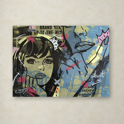 « new dramatique », impression sur toile tendue sur toile tendue