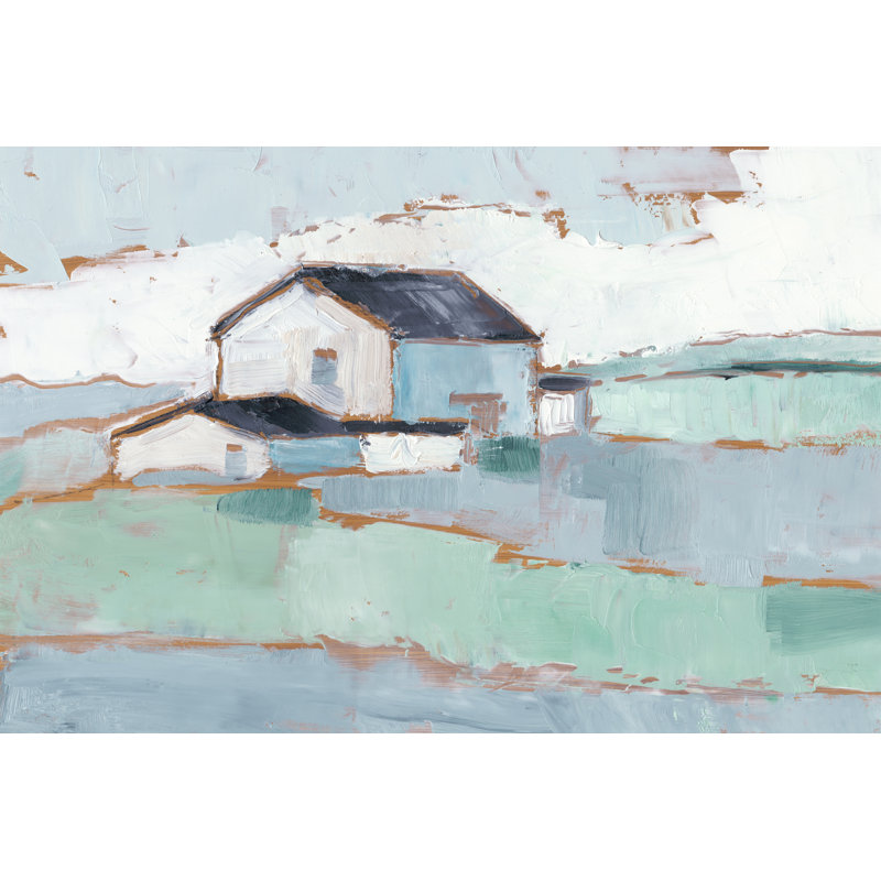 Farm Ridge II by Ethan Harper - Painting, 51cm H x 76cm W, Wrapped Canvas