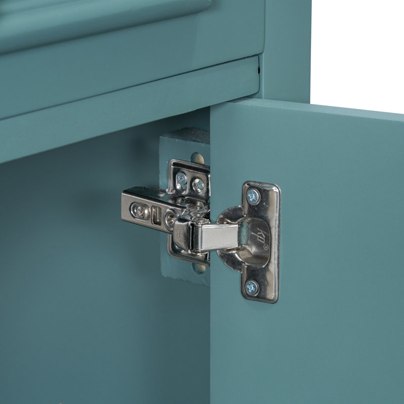 20'' Single Bathroom Vanity With Ceramic Top, Green