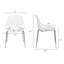 Chaise d'appoint de terrasse empilable Radcliffe-25334346
