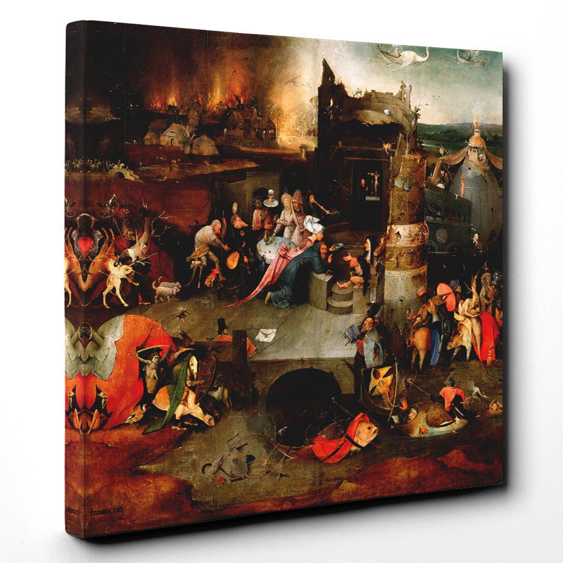 Hieronymus Bosch - Wrapped Canvas Painting, 50cm H x 50cm W