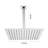 High Pressure Rain Shower Head, thin Showerhead 304 Stainless Steel Waterfall Shower With Selfclean Nozzles, Full Body Covering-126409503