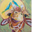 «Bungalow Rose St Hilaire, Elizabeth», art sur toile tendue avec châssis: Girafe et oiseaux 81246-2077473883