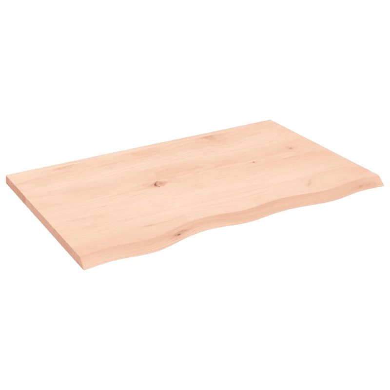 Abriyah 80cm Solid Wood Bathroom Vanity Top, Natural