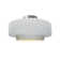 Ceramic LED Semi Flush Mount