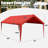 12X20 Ft Carport Canopy Replacement Cover, Carport Roof Cover Only (Frame Is Not Included)-118028418