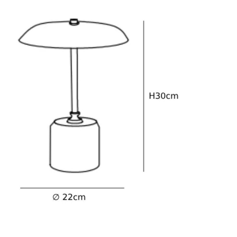 Lampe de table en bois Alaula