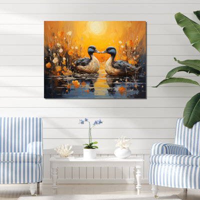 " Playful Pond Ducks "