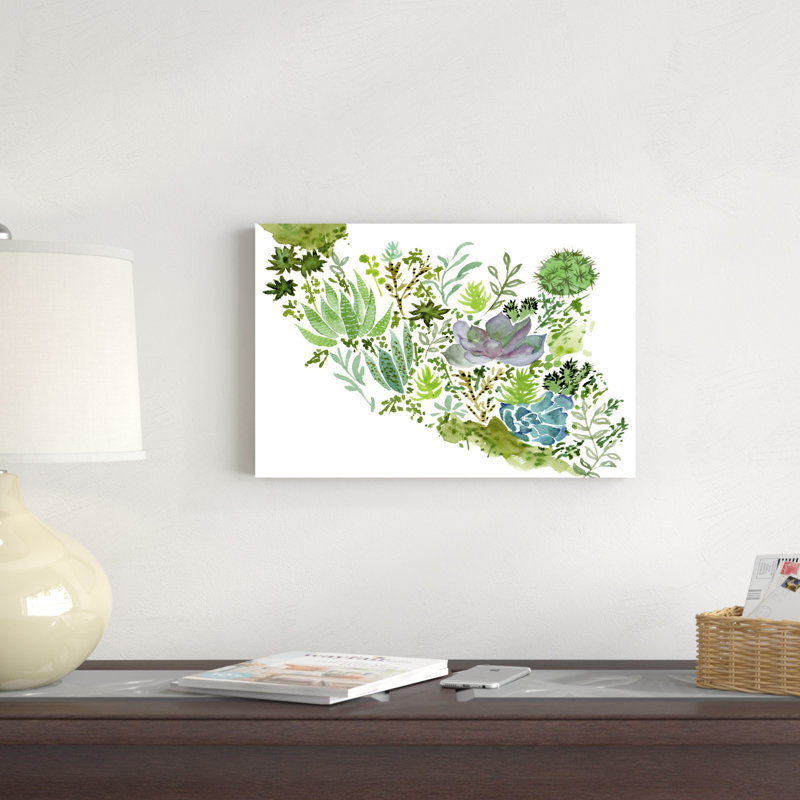 Succulent Field II, H 12 po x l 18 po x P 1,25 po