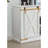 Rustic Style Antique White 1Pc Sofa Table Living Room Side Table W Drawers Barnyard Design