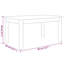 Table basse vidaXL Bois de pin massif-636903803-636903807