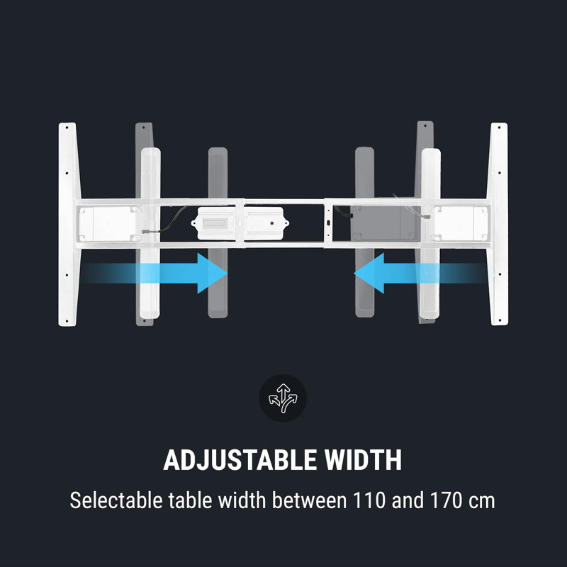 Adjustable Metal Base Standing Desk