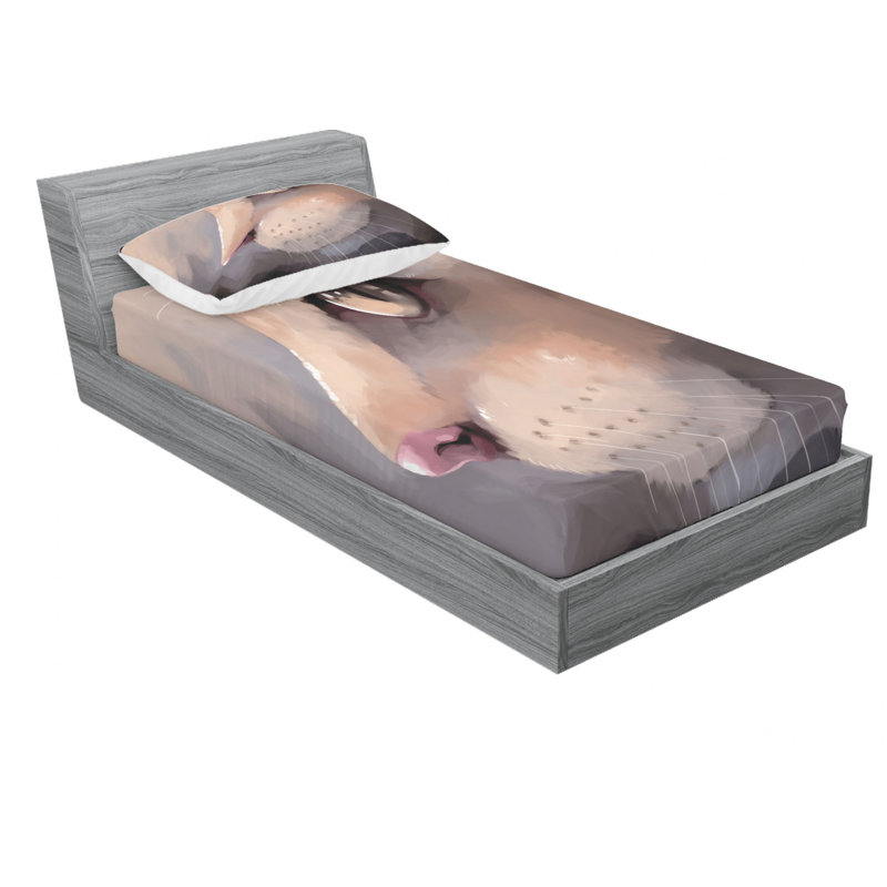 Microfiber Sheet Set, Twin Sheet Set with Fitted Sheet