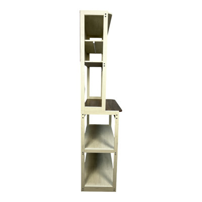 5-tier Bakers Rack, Kitchen Storage Shelf Microwave Stand Coffee Bar For Home Kitchen Organizer