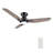 44'''' Smart Ceiling Fan With Remote, Light Kit IncludedWorks With Google Assistant And Amazon Alexa,Siri Shortcut.-1168845949