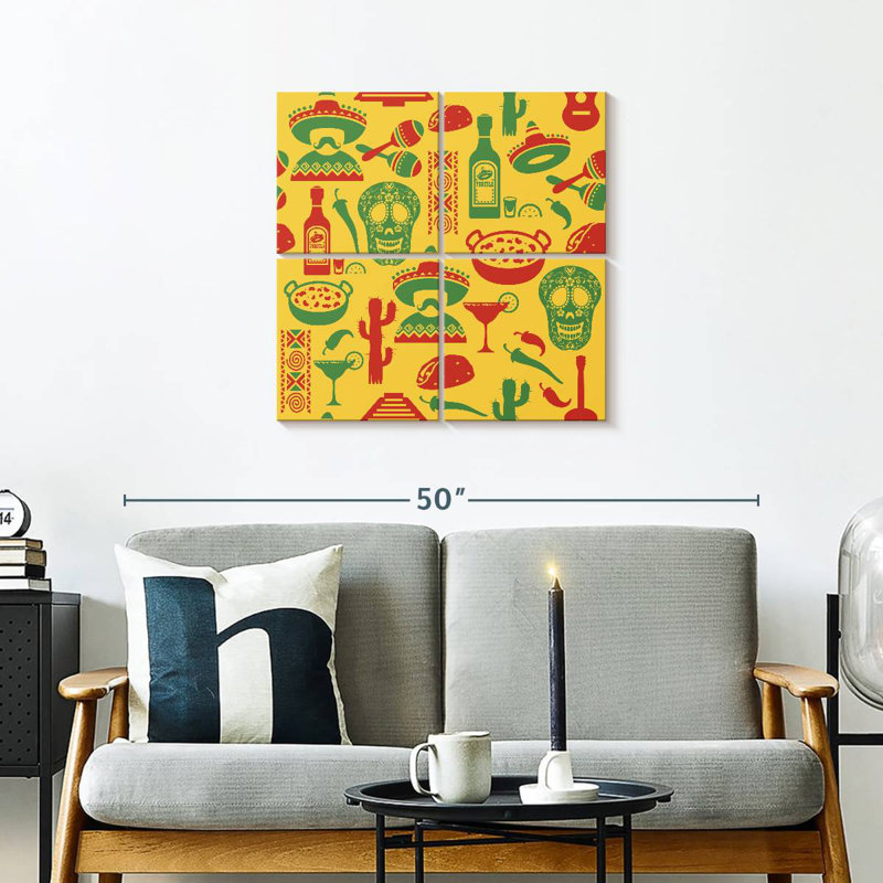 Kerner Mexican Icons, 26" H x 26" W