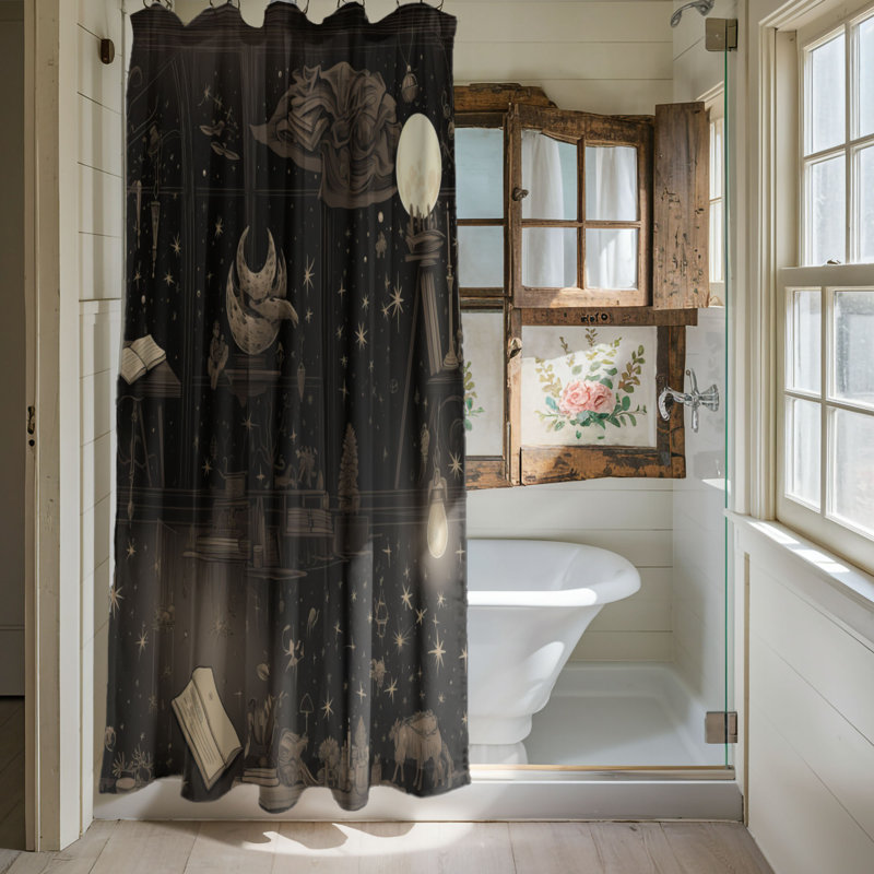 Rideau de douche Lynisha, H 74 po x l 71 po